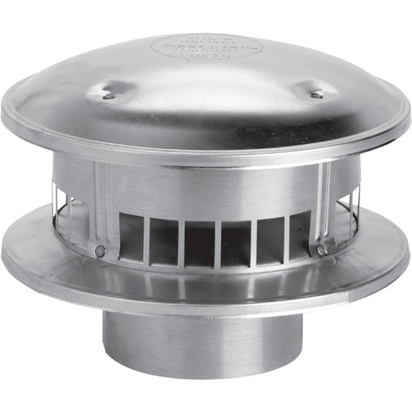 SELKIRK RV 3 In. x 6 In. x 3-1/4 In. Gas Vent Cap SELKIRK RV 3 In. x 6 In. x 3-1/4 In. Gas Vent Cap