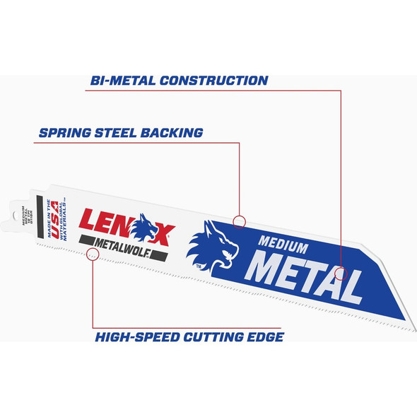 Lenox 2pk 9" 18t Recip Blade 24907T9118R 358096