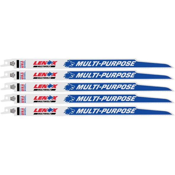 Lenox 5pk 12" 10t Recp Blade 20583110R