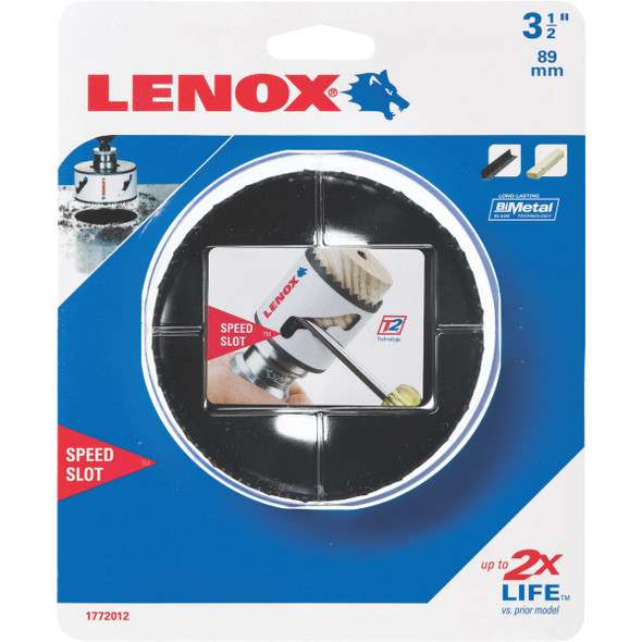 Lenox Speed Slot 3-1-2 In. Bi-Metal Hole Saw 3005656L 360481