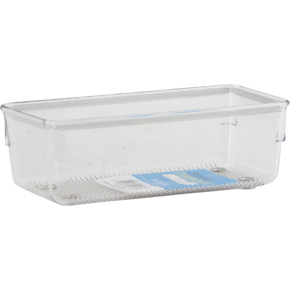 iDesign Linus 3 In. x 6 In. x 2 In. Clear Drawer Organizer 52330