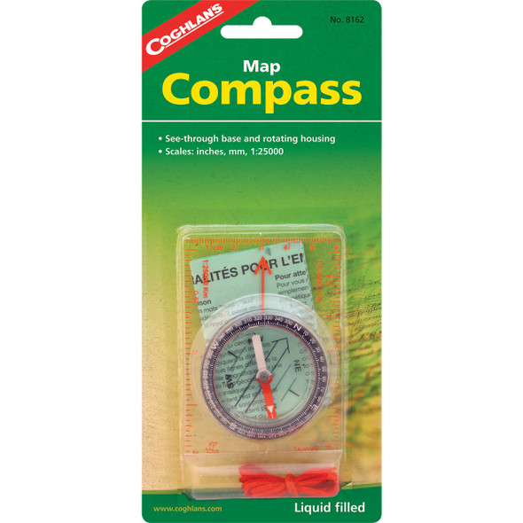 Coghlans Liquid Filled Map Compass 8162