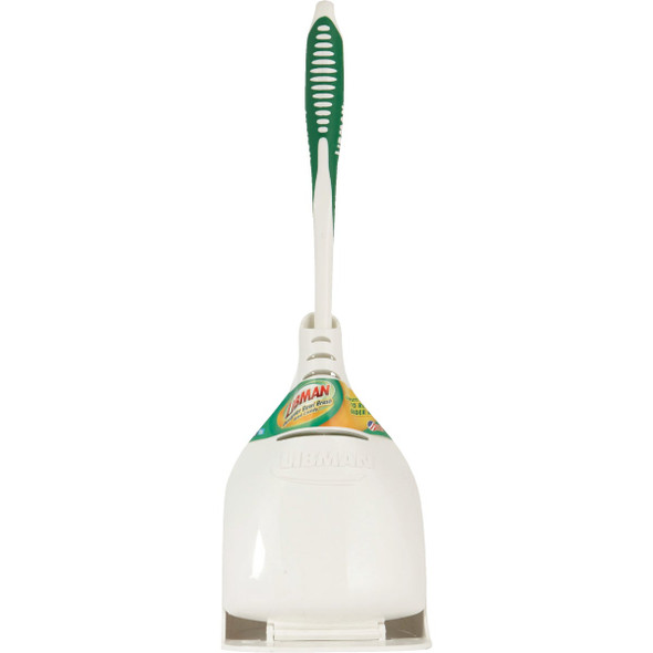 Libman 14 In. Designer Toilet Bowl Brush And Caddy Libman 14 In. Designer Toilet Bowl Brush And Caddy