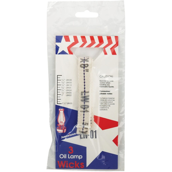 American Wick 5-8 In. x 8 In. Flat Lamp Wick (3 Count) ALW-01 651818