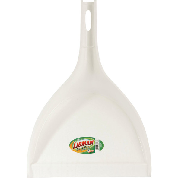 Libman 10-1/2 In. White Plastic Dust Pan