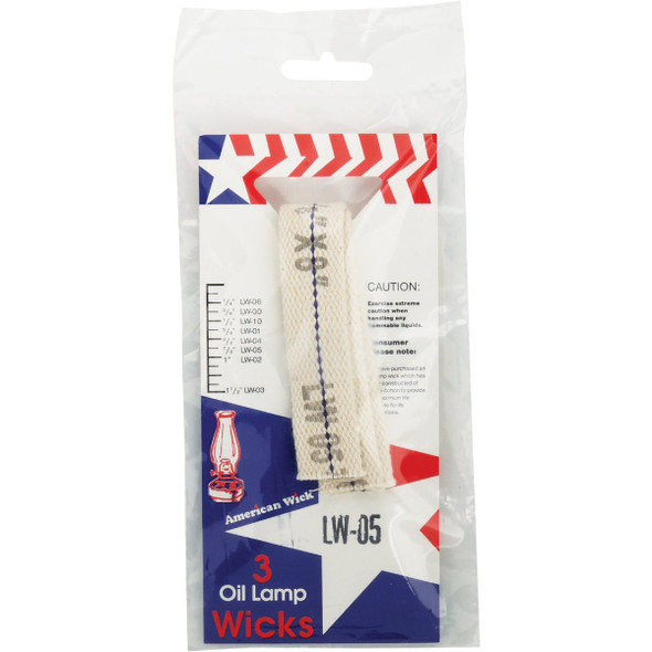 American Wick 7/8 In. x 8 In. Flat Lamp Wick (3 Count) American Wick 7/8 In. x 8 In. Flat Lamp Wick (3 Count)