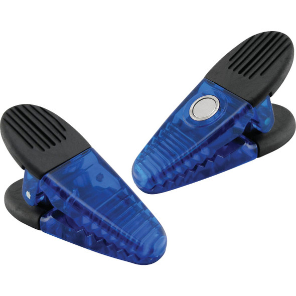 Master Magnetics 3-1/2 In. Blue Magnetic Clip (2-Pack) 07506
