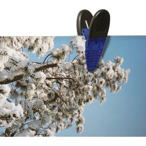 Master Magnetics 3-1-2 In. Blue Magnetic Clip (2-Pack) 07506 631659