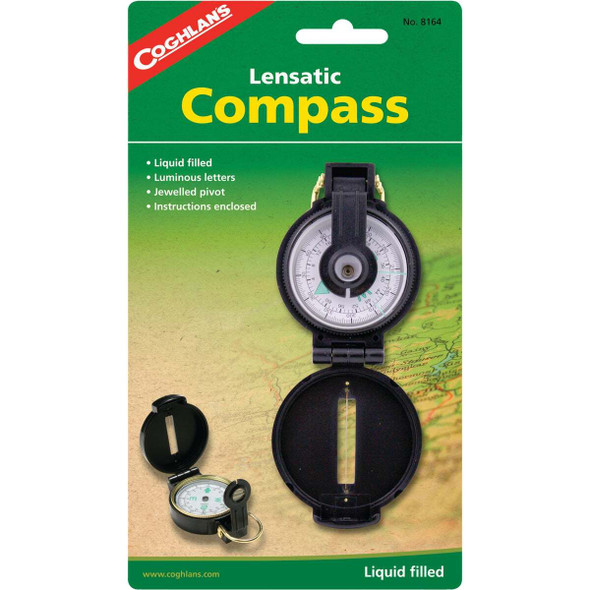 Coghlans Liquid Filled Lensatic Compass 8164
