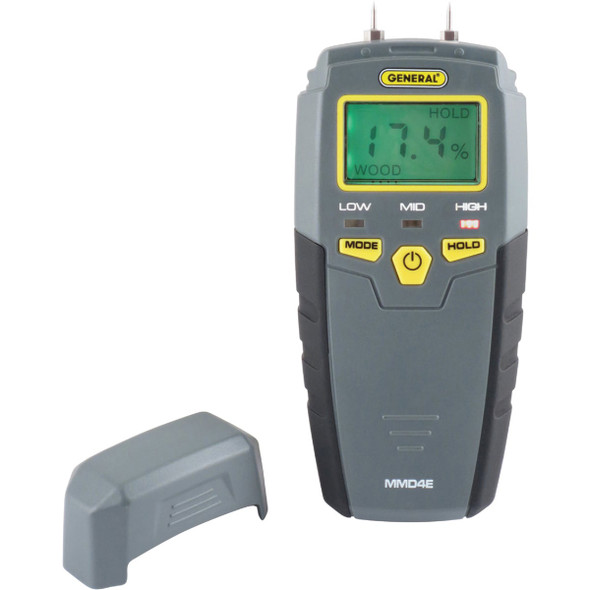 General Tools Moisture Meter with LCD Display MMD4E