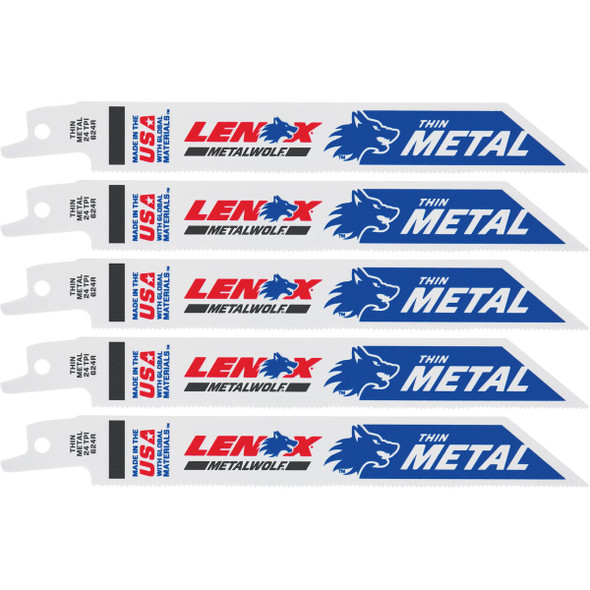 Lenox 5pk 6"6t Mwlf Recp Blade 20568624R