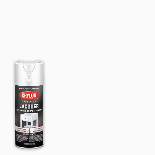 Krylon 12 Oz. White Spray Lacquer K07031777