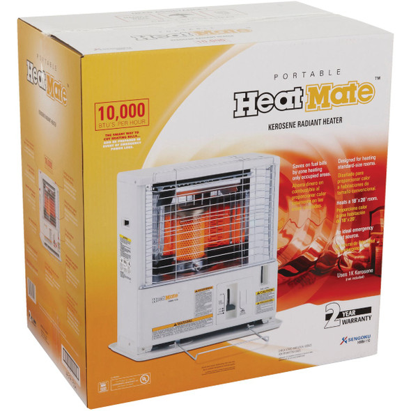 HeatMate 10,600 BTU Radiant Kerosene Heater HMN110 457132