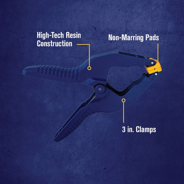 Irwin Quick-Grip 3 In. Plastic Spring Clamp 58300 300276