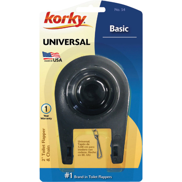 Korky 2 In. Universal Toilet Flapper with Chain Korky 2 In. Universal Toilet Flapper with Chain