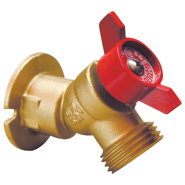 Brass 3/4-in FIP x 3/4-in MHT  Sillcock 108-054HN