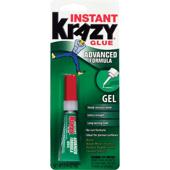 Krazy Glue 0.14 Oz. Maximum Bond Super Glue Gel KG48448MR Krazy Glue 0.14 Oz. Maximum Bond Super Glue Gel KG48448MR
