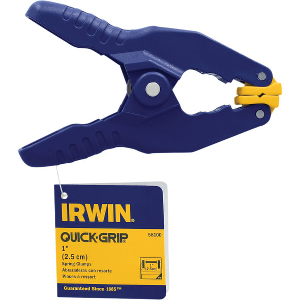 Irwin Quick-Grip 1 In. Plastic Spring Clamp