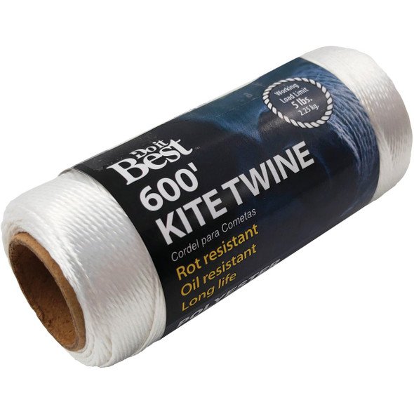 Do it Best 0.020 In. x 600 Ft. White Polyester Kite Twine Do it Best 0.020 In. x 600 Ft. White Polyester Kite Twine