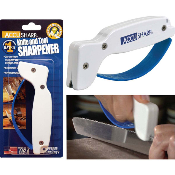 AccuSharp Groove Diamond-Honed Carbide Blade Knife & Tool Sharpener 001