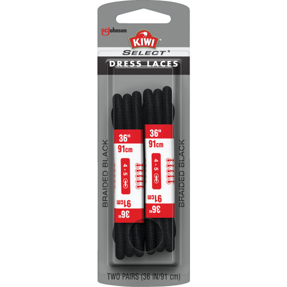 Kiwi Select Dress Round 36 In. Laces (2-Pair) 0284