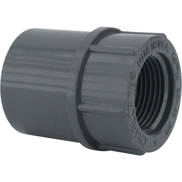 Charlotte Pipe 3/4 In. Schedule 80 Female PVC Adapter PVC 08101  1200HA