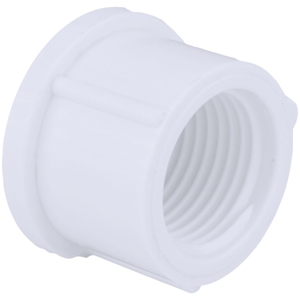 Charlotte Pipe 1/2 In. FIP Schedule 40 Threaded PVC Cap PVC 02117  0800HA