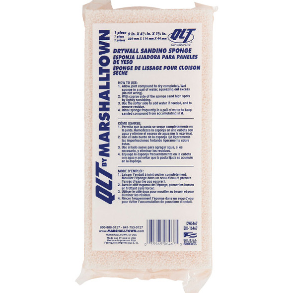 Marshalltown QLT Drywall Sponge 16468