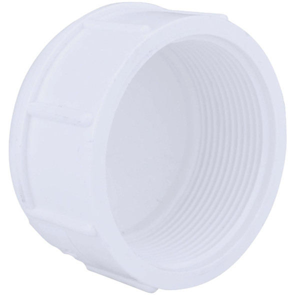 Charlotte Pipe 2 In. FIP Schedule 40 Threaded PVC Cap PVC 02117  1800HA