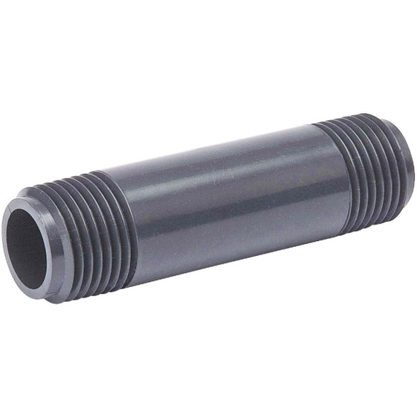 B&K 1 In. MIP x 8 In. Schedule 80 PVC Nipple 405-080