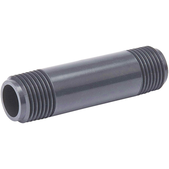 B&K 1 In. MIP x 8 In. Schedule 80 PVC Nipple 405-080