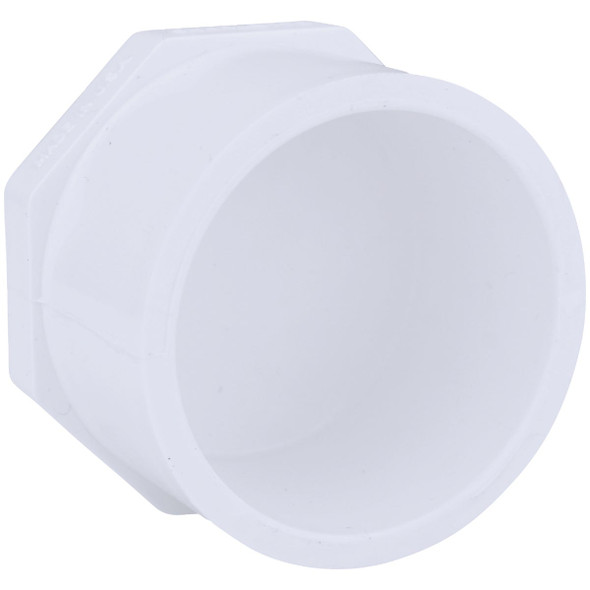 Charlotte Pipe Schedule 40 2 in. Spigot PVC Spigot Plug PVC 02118  1800HA
