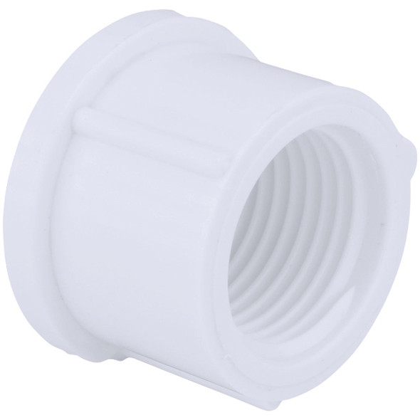 Charlotte Pipe 4 In. FIP Schedule 40 Threaded PVC Cap PVC 02117  2400HA