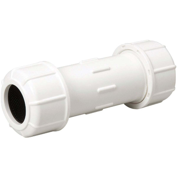 B&K 3/4 In. x 3/4 In. Compression PVC Coupling 160-104