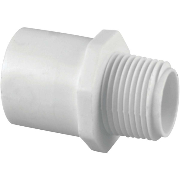Charlotte Pipe Schedule 40 1/2 in. MPT x 1/2 in. FTP PVC Riser Extension