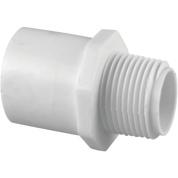 Charlotte Pipe Schedule 40 1/2 in. MPT x 1/2 in. FTP PVC Riser Extension