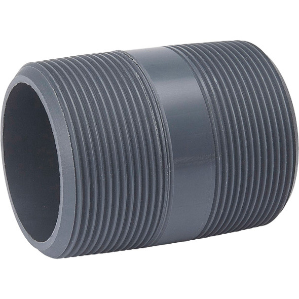 B&K 1-1/2 In. MIP x Close Schedule 80 PVC Nipple 407-001