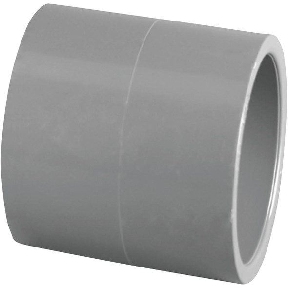 Charlotte Pipe 1-1/4 In. Sch. 80 Slip X Slip PVC Coupling PVC 08100  1600HA