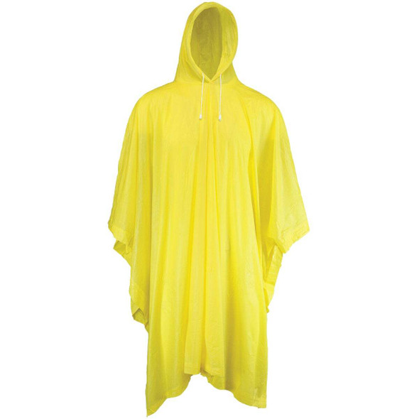 Boss 50 In. x 80 In. Yellow Rain Poncho B49106Y/O