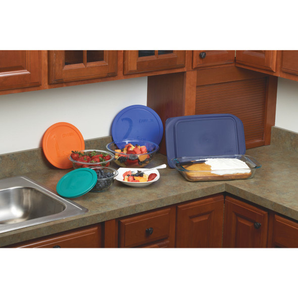 Pyrex Easy Grab 3 Qt. Glass Oblong Baking Dish with Lid Pyrex Easy Grab 3 Qt. Glass Oblong Baking Dish with Lid