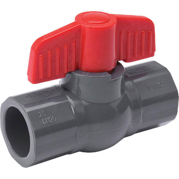 ProLine 1 In. Solvent x 1 In. Solvent PVC Ball Valve 107-605