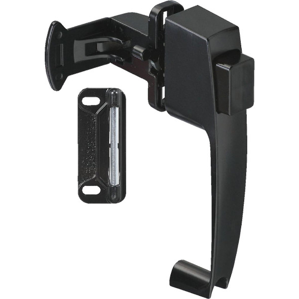 National Hardware Black Push Button Latch N178-350