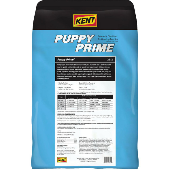 Kent Puppy Prime 20 Lb. Dry Dog Food