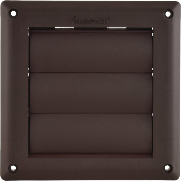 Imperial 4 In. Louvered Vent Cap, Brown VT0562-A