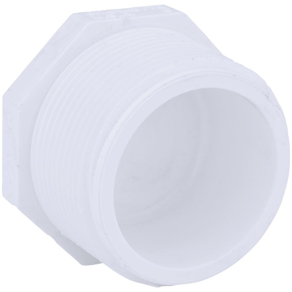 Charlotte Pipe Threaded Schedule 40 1-1/2 In. MIP PVC Plug PVC 02113  1400HA