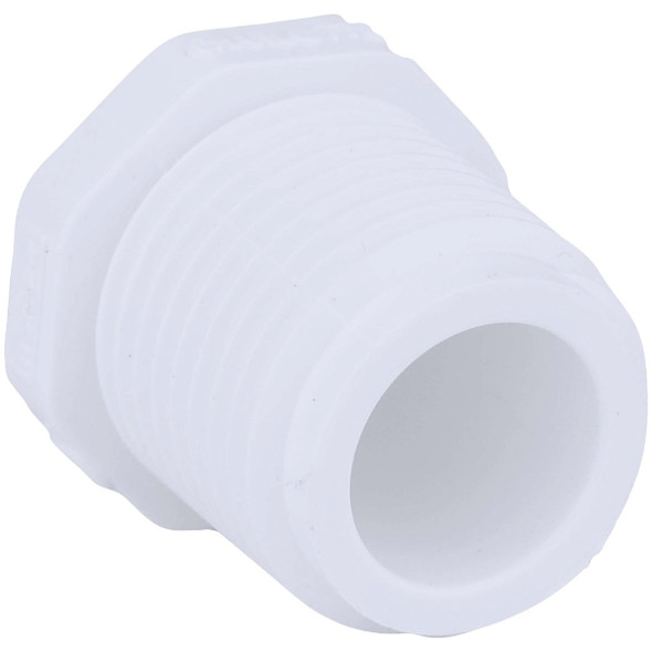 Charlotte Pipe Threaded Schedule 40 1/2 In. MIP PVC Plug PVC 02113  0600HA