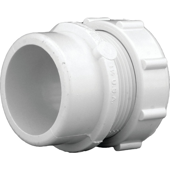 Charlotte Pipe 1-1/2x1-1/4 Pvc Adp Spg PVC 00103R 0600HA