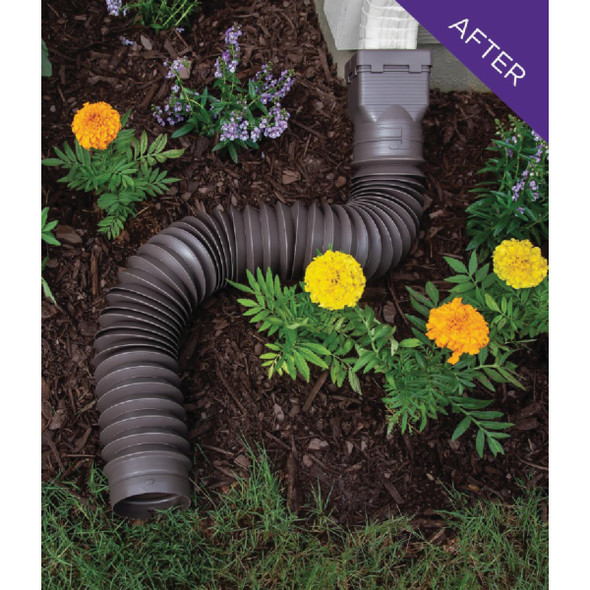 Ground Spout Brown Downspout Ext GRNDSPTRB 119350