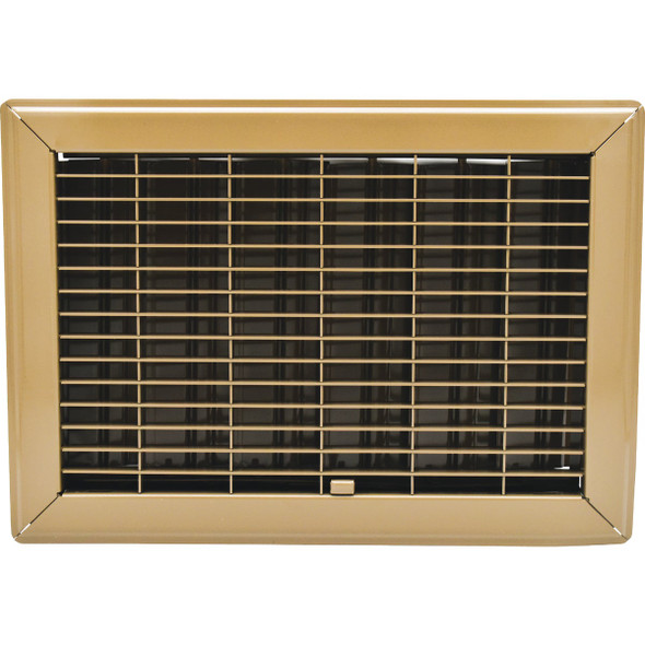 Selkirk 10 In. x 12 In. Brown Steel Floor Register 400B10X12R