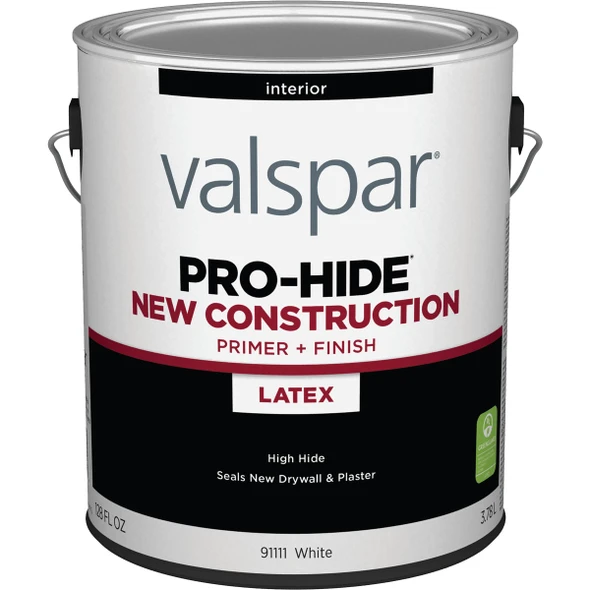 Valspar Pro-Hide Interior New Construction Primer, White, 1 Gal. 028.0091111.007